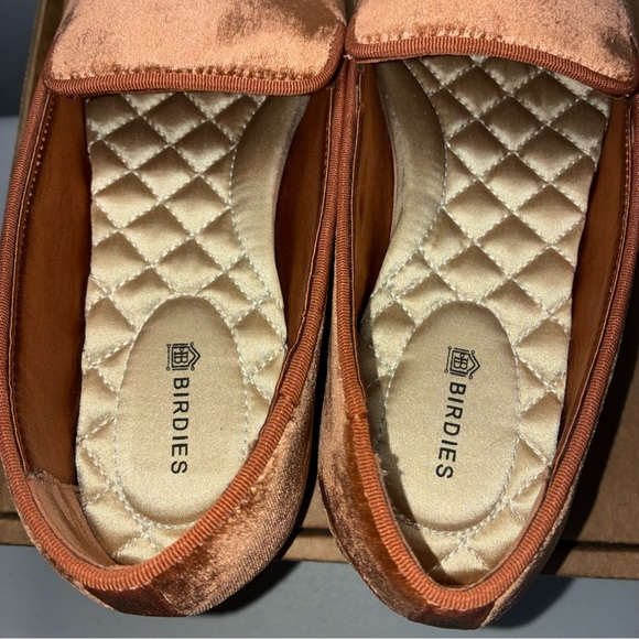 Birdies The Starling Flats in Amber Velvet Shoes - Picture 6 of 9